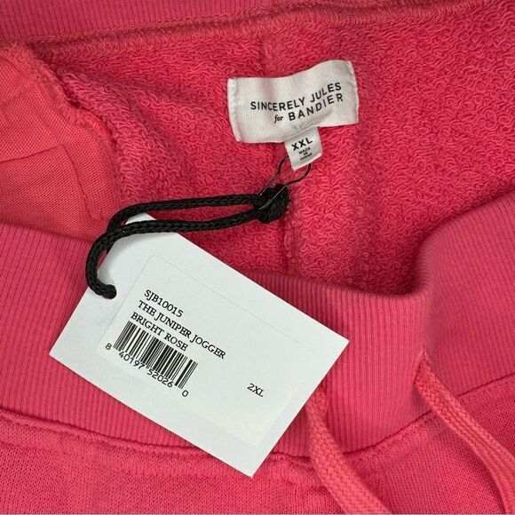 Bandier x Sincerely Jules Bright Rose The Juniper Jogger - Picture 15 of 16